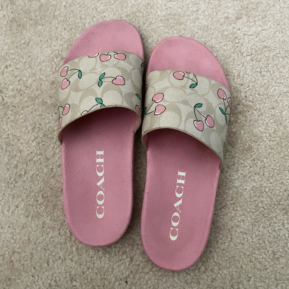 Coach slide sandals